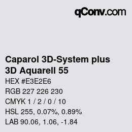 Color code: Caparol 3D-System plus - 3D Aquarell 55 | qconv.com