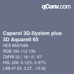 Farbcode: Caparol 3D-System plus - 3D Aquarell 65 | qconv.com