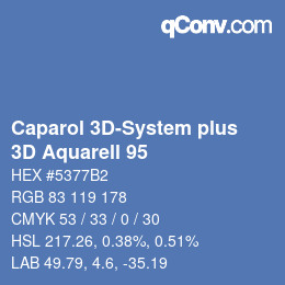 Color code: Caparol 3D-System plus - 3D Aquarell 95 | qconv.com