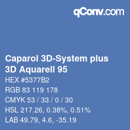 カラーコード: Caparol 3D-System plus - 3D Aquarell 95 | qconv.com