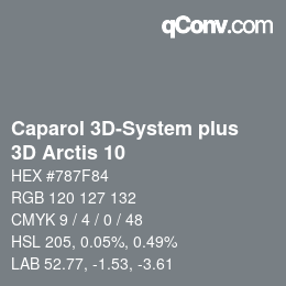 Farbcode: Caparol 3D-System plus - 3D Arctis 10 | qconv.com