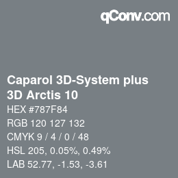 Código de color: Caparol 3D-System plus - 3D Arctis 10 | qconv.com