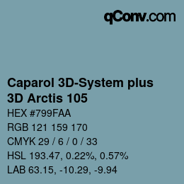 Farbcode: Caparol 3D-System plus - 3D Arctis 105 | qconv.com