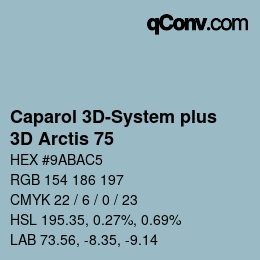 Color code: Caparol 3D-System plus - 3D Arctis 75 | qconv.com