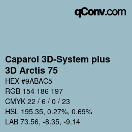Código de color: Caparol 3D-System plus - 3D Arctis 75 | qconv.com