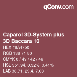 Farbcode: Caparol 3D-System plus - 3D Baccara 10 | qconv.com