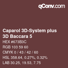 Farbcode: Caparol 3D-System plus - 3D Baccara 5 | qconv.com