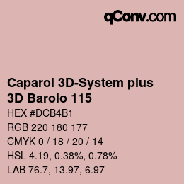 Farbcode: Caparol 3D-System plus - 3D Barolo 115 | qconv.com