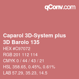 Farbcode: Caparol 3D-System plus - 3D Barolo 135 | qconv.com