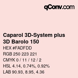Código de color: Caparol 3D-System plus - 3D Barolo 150 | qconv.com