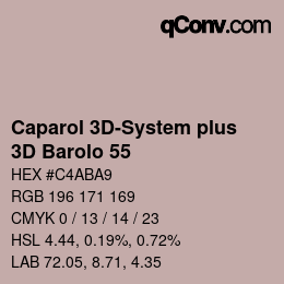 Farbcode: Caparol 3D-System plus - 3D Barolo 55 | qconv.com