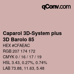 カラーコード: Caparol 3D-System plus - 3D Barolo 85 | qconv.com