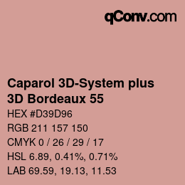Farbcode: Caparol 3D-System plus - 3D Bordeaux 55 | qconv.com
