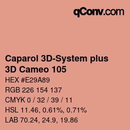カラーコード: Caparol 3D-System plus - 3D Cameo 105 | qconv.com