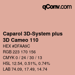 Farbcode: Caparol 3D-System plus - 3D Cameo 110 | qconv.com