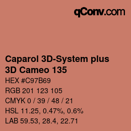 カラーコード: Caparol 3D-System plus - 3D Cameo 135 | qconv.com