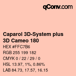 Farbcode: Caparol 3D-System plus - 3D Cameo 180 | qconv.com