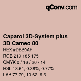 Código de color: Caparol 3D-System plus - 3D Cameo 80 | qconv.com