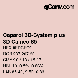 Color code: Caparol 3D-System plus - 3D Cameo 85 | qconv.com