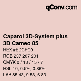 カラーコード: Caparol 3D-System plus - 3D Cameo 85 | qconv.com