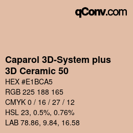 Código de color: Caparol 3D-System plus - 3D Ceramic 50 | qconv.com