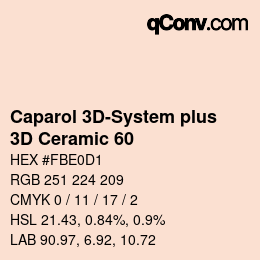 Farbcode: Caparol 3D-System plus - 3D Ceramic 60 | qconv.com