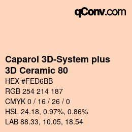 Código de color: Caparol 3D-System plus - 3D Ceramic 80 | qconv.com