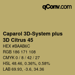 Color code: Caparol 3D-System plus - 3D Citrus 45 | qconv.com