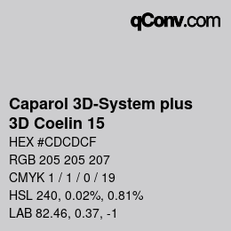 Farbcode: Caparol 3D-System plus - 3D Coelin 15 | qconv.com