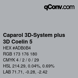 Code couleur: Caparol 3D-System plus - 3D Coelin 5 | qconv.com