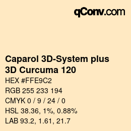 Color code: Caparol 3D-System plus - 3D Curcuma 120 | qconv.com