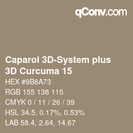 Color code: Caparol 3D-System plus - 3D Curcuma 15 | qconv.com