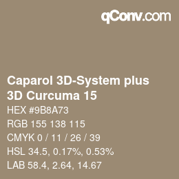 カラーコード: Caparol 3D-System plus - 3D Curcuma 15 | qconv.com
