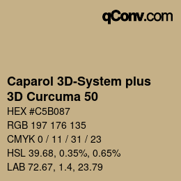 Código de color: Caparol 3D-System plus - 3D Curcuma 50 | qconv.com