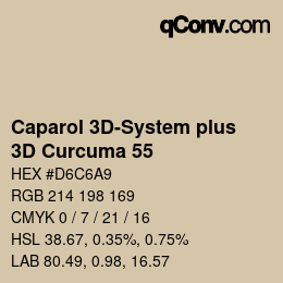 Farbcode: Caparol 3D-System plus - 3D Curcuma 55 | qconv.com