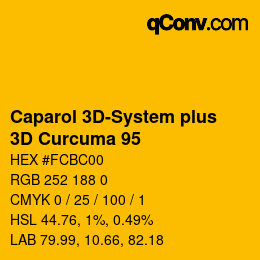 Code couleur: Caparol 3D-System plus - 3D Curcuma 95 | qconv.com