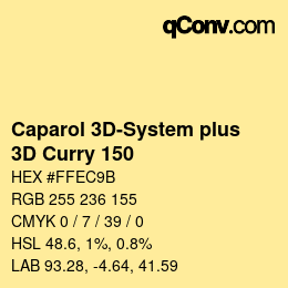 Farbcode: Caparol 3D-System plus - 3D Curry 150 | qconv.com