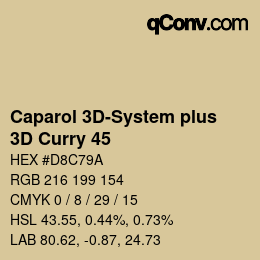 カラーコード: Caparol 3D-System plus - 3D Curry 45 | qconv.com