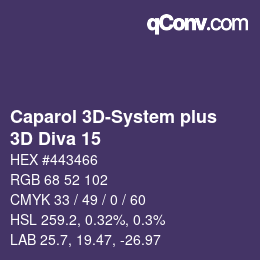 Farbcode: Caparol 3D-System plus - 3D Diva 15 | qconv.com