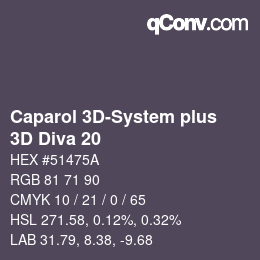 Farbcode: Caparol 3D-System plus - 3D Diva 20 | qconv.com