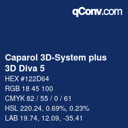 Color code: Caparol 3D-System plus - 3D Diva 5 | qconv.com