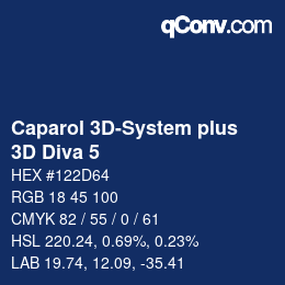カラーコード: Caparol 3D-System plus - 3D Diva 5 | qconv.com