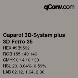 Farbcode: Caparol 3D-System plus - 3D Ferro 35 | qconv.com