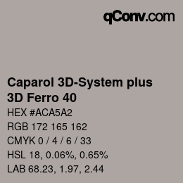 Farbcode: Caparol 3D-System plus - 3D Ferro 40 | qconv.com