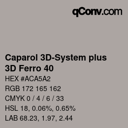 Code couleur: Caparol 3D-System plus - 3D Ferro 40 | qconv.com