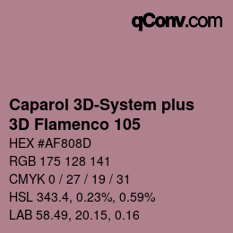 Color code: Caparol 3D-System plus - 3D Flamenco 105 | qconv.com