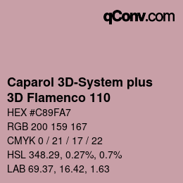 Color code: Caparol 3D-System plus - 3D Flamenco 110 | qconv.com