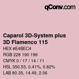 Color code: Caparol 3D-System plus - 3D Flamenco 115 | qconv.com