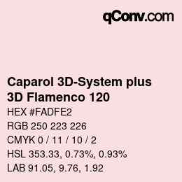 カラーコード: Caparol 3D-System plus - 3D Flamenco 120 | qconv.com