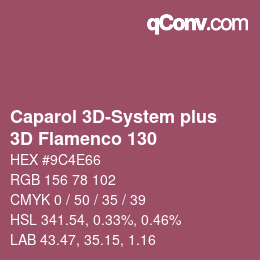 Color code: Caparol 3D-System plus - 3D Flamenco 130 | qconv.com